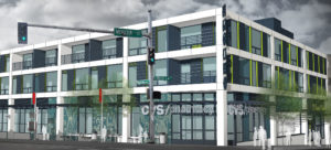 Uptown 11 Apartments Seattle WA | Building Corner with CVS Pharmacy